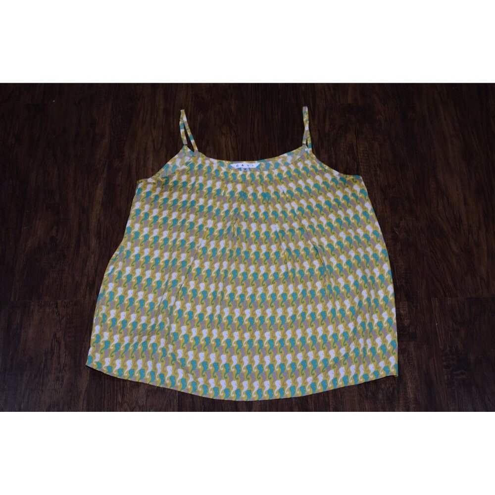 CAbi seahorse Patterned Tank Top